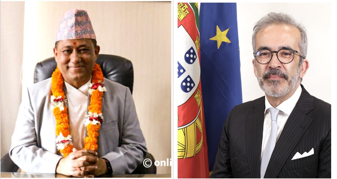 पोर्चुगलमा नेपालीको कानुनी समस्या समाधान गर्न समकक्षीलाई परराष्ट्रमन्त्रीले गरे आग्रह