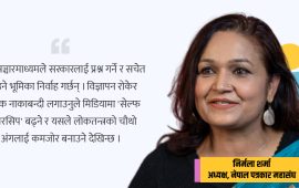 ‘सरकारले मिडियामा आर्थिक नाकाबन्दी लगाउन खोज्यो, संविधान उल्लंघन भयो’