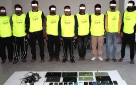 अपार्टमेन्ट भाडामा लिएर अनलाइन जुवा, तीन भारतीयसहित ९ जना पक्राउ