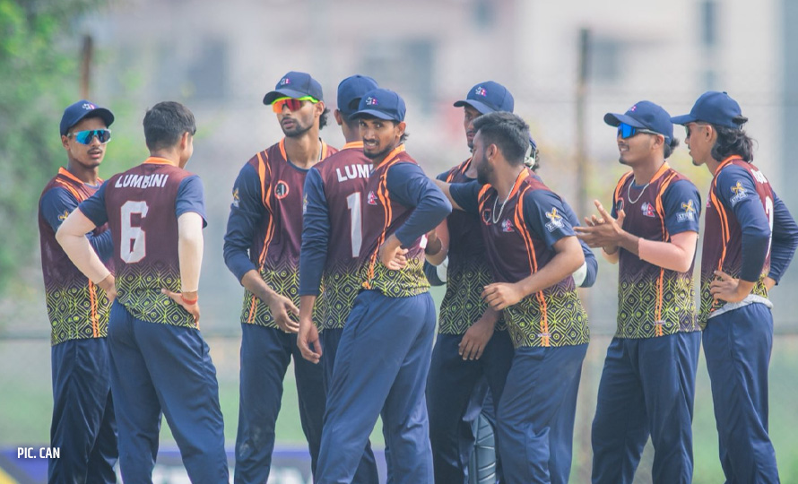 पीएम कप २०२६ को पहिलो सुपर ओभरमा लुम्बिनीले एपीएफलाई हरायो