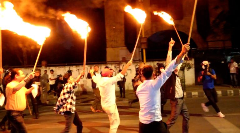 पेट्रोलियम पदार्थको मूल्यवृद्धि विरुद्ध काठमाडौंमा प्रदर्शन