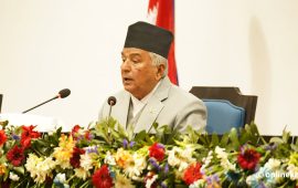 युवावर्गलाई आफ्नौ देश र आफ्नै गाउँमा बसौं-बसौं लाग्ने बनाऔं : राष्ट्रपति पौडेल