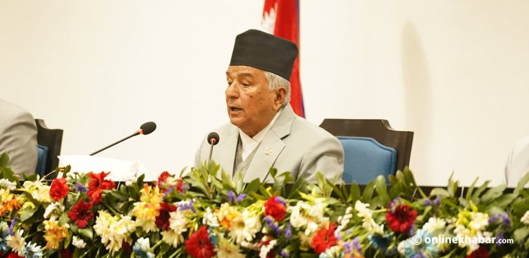युवावर्गलाई आफ्नौ देश र आफ्नै गाउँमा बसौं-बसौं लाग्ने बनाऔं : राष्ट्रपति पौडेल