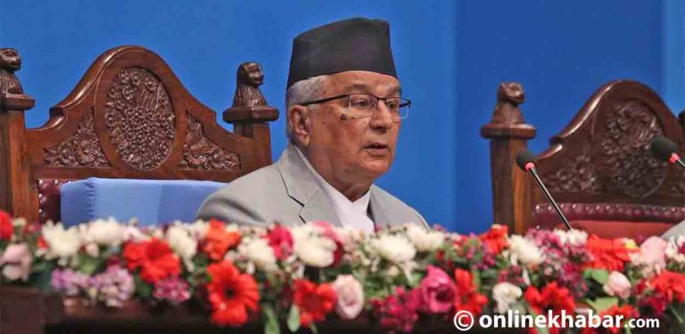 राष्ट्रपति पौडेलले शुक्रबार संघीय संसद्को संयुक्त बैठकलाई सम्बोधन गर्ने