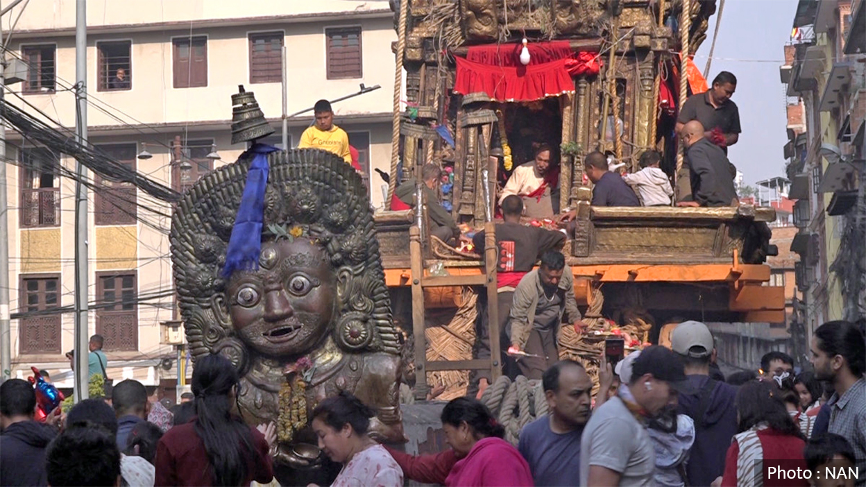 रातो मत्स्येन्द्रनाथको रथ आज गाबहालबाट मंगलबजार पुर्‍याइने