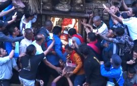 साइतअनुसार रातो मच्छिन्द्रनाथलाई रथारोहण गराइयो