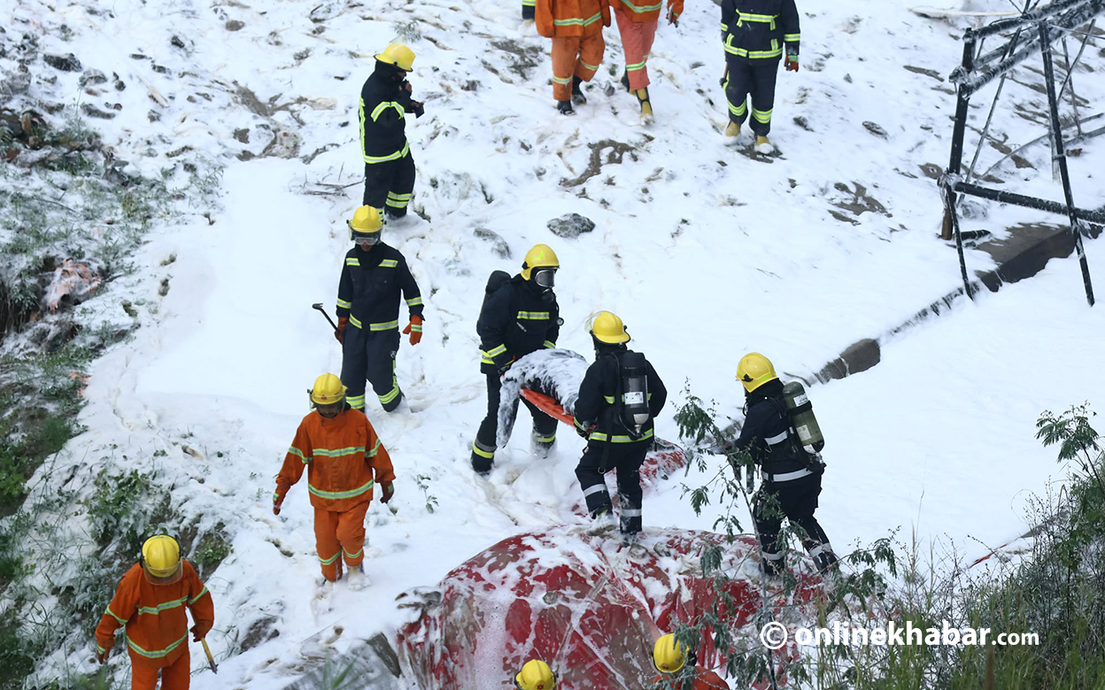 २१ तस्वीरमा हेरौं त्रिभुवन अन्तर्राष्ट्रिय विमानस्थलमा आपत्‌कालीन उद्धार अभ्यास
