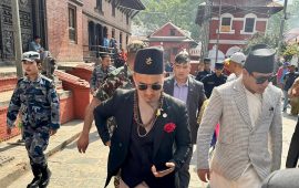 गृहमन्त्री गुरुङ रोशीखोला र बीपी राजमार्ग अनुगमनमा जाँदै