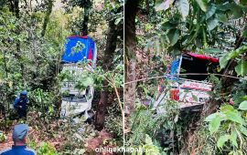 स्याङ्जामा जिप दुर्घटना हुँदा ११ जना घाइते