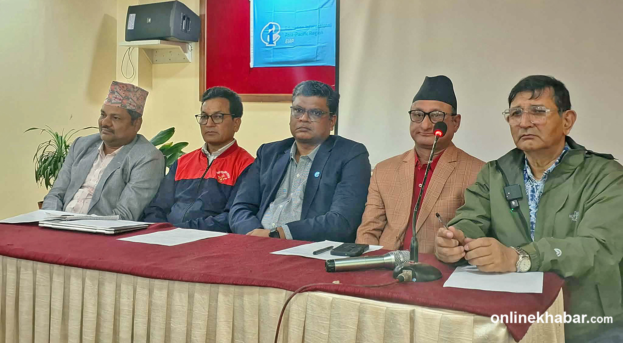 ट्रेड युनियन अधिकार नखोस्न शिक्षक–कर्मचारीहरुको माग