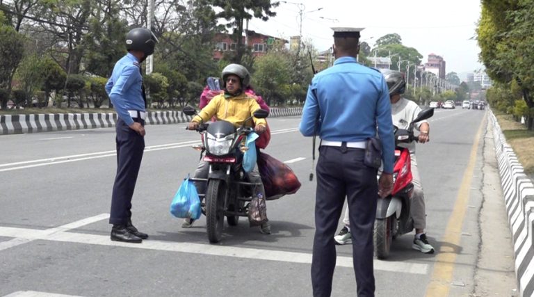 ट्राफिक लाइट पालना नगर्नेलाई कारबाही