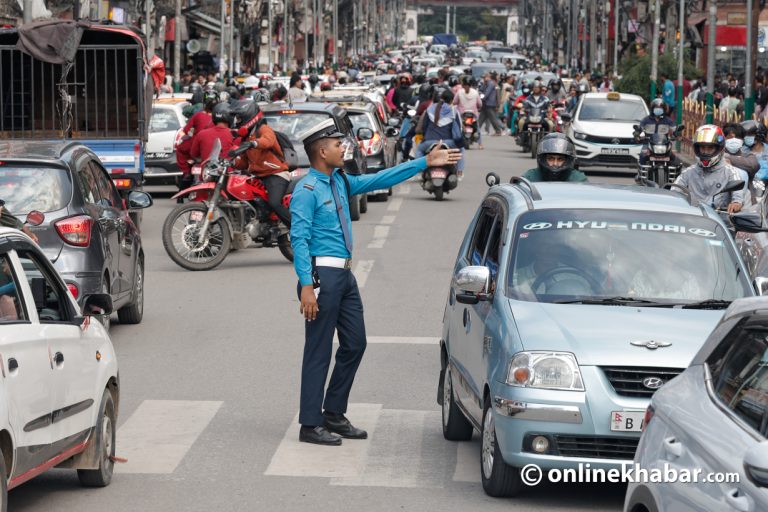 आजदेखि हरेक शनिबार असनमा सवारी साधन निषेध