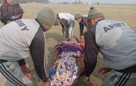 गर्भवती महिलाको सेनाले गर्‍यो उद्धार