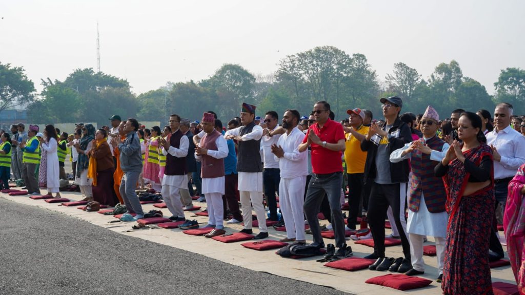 ‘नेपाल आरोग्य वर्ष २०२७’ घोषणा, सैनिक मञ्‍चमा मनाइयो प्रथम आरोग्य दिवस