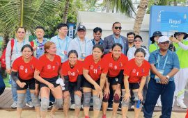 छैटौं एसियन बिच गेम्स : महिला कबड्डीमा नेपाल समूह विजेता