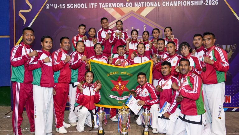 २५औं आइटीएफ तेक्वान्दो राष्ट्रिय प्रतियोगितामा आर्मी टिम च्याम्पियन