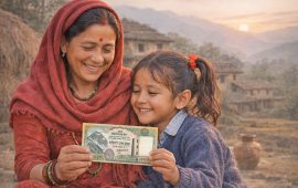 कविता : आमा-छोरी र १०० रुपैयाँ