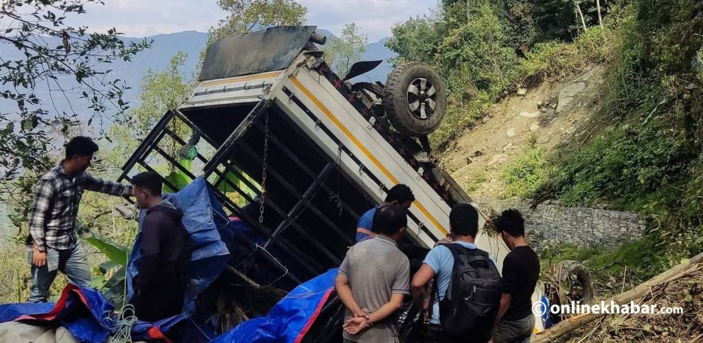 पाँचथरमा पिअकप दुर्घटनामा एक जनाको मृत्यु