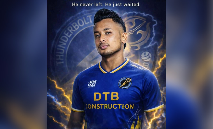 अन्जनले थन्डरबोल्टबाट सिक्किम प्रिमियर लिग खेल्ने