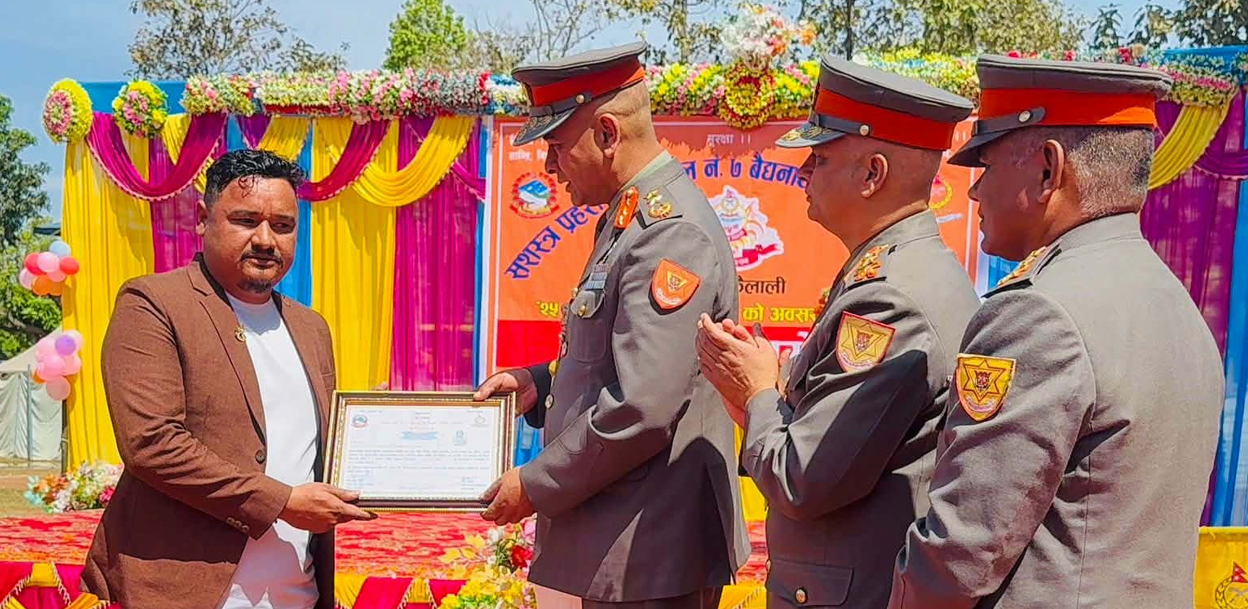 उत्कृष्ट निर्वाचन प्रहरी, विपद् स्वयंसेवक र विपद् सूचक सम्मानित