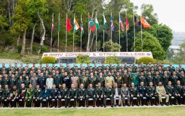१० देशका ९२ सुरक्षाकर्मीलाई शिवपुरीमा कमाण्ड तथा स्टाफ तालिम