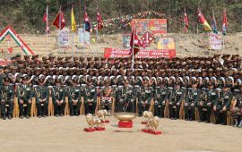 सैन्य आधार तालिमबाट ९७ जना सैनिकहरू दीक्षित
