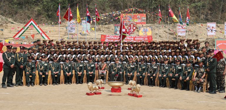 सैन्य आधार तालिमबाट ९७ जना सैनिकहरू दीक्षित