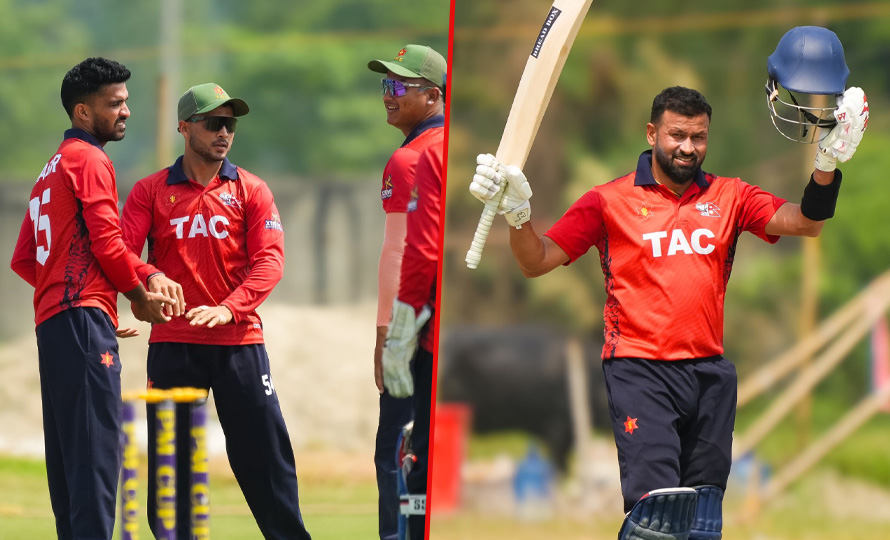 बसिरको ५ विकेट र विनोदको शतकमा आर्मीको अपराजित यात्रा कायमै