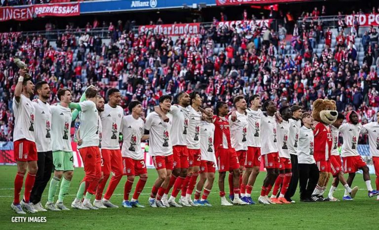 बायर्नले जित्यो बुन्डेसलिगाको उपाधि