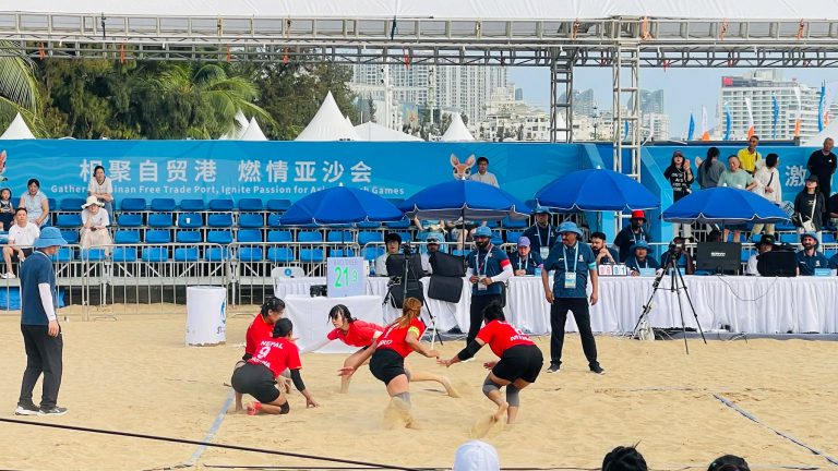 एसियन बिच गेम्स : महिला कबड्डीमा नेपालको विजयी सुरुवात