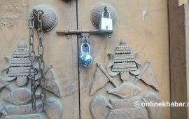 वर्षौं भाडा नतिर्ने भृकुटीमण्डपका २० सटलमा समाजकल्याणको ताला (तस्वीरहरू)
