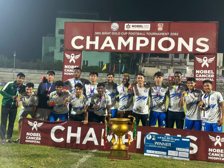 झापा-११ ले जित्यो विराट गोल्डकपको उपाधि