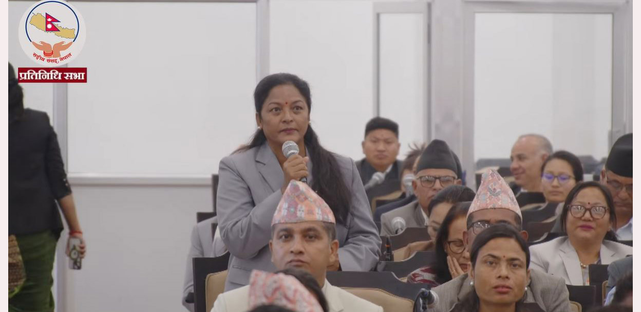 संसद्‌मा उठ्यो अमीशा पराजुली डिजिटल बुलिङमा परेको विषय
