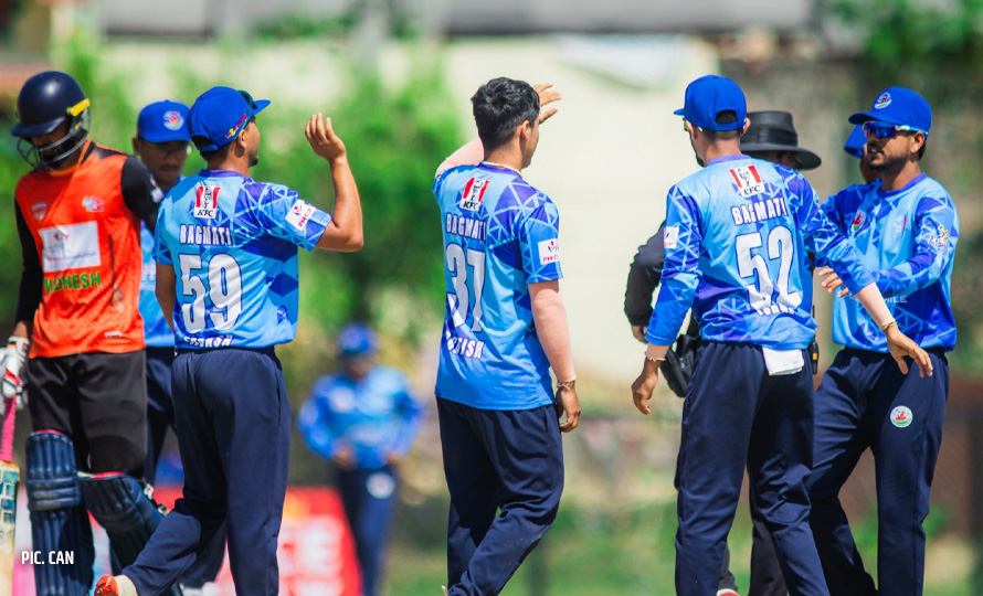 मधेशमाथि बागमतीको महत्त्वपूर्ण जित, प्रतिशको ५ विकेट