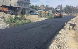 धुलिखेल–खावा सडकमा कालोपत्रेको काम सुरु