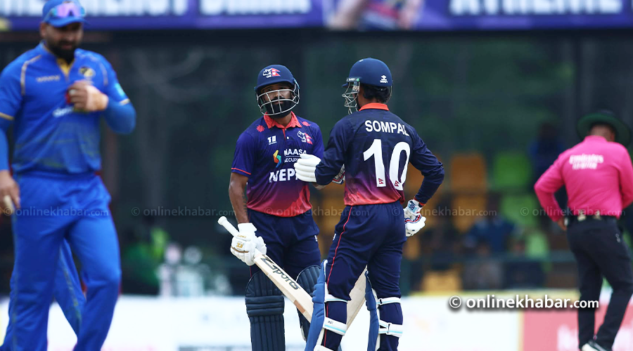 यूएईविरुद्ध दीपेन्द्रले बनाए अर्धशतक