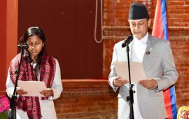 उपसभामुख रुबीकुमारी ठाकुरले लिइन् शपथ