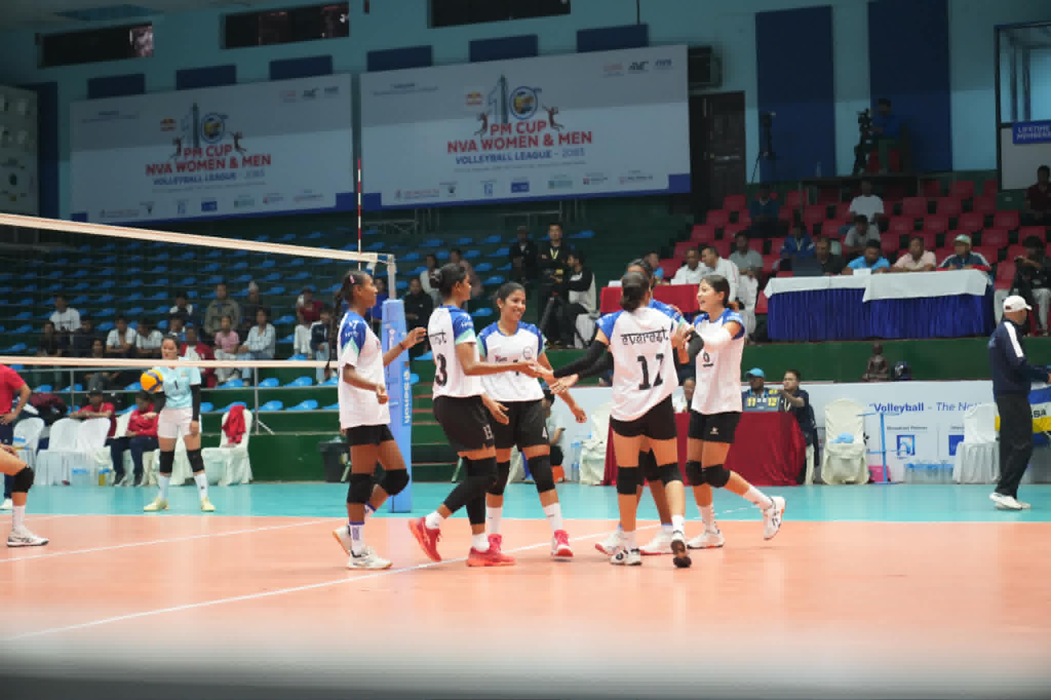 दशाैं पीएम कप एनभीए भलिबल लिग : महिलातर्फ न्यु डायमन्ड र एभरेस्ट विजयी