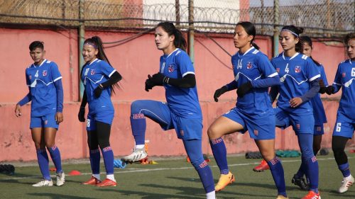 साफ महिला च्याम्पियनसिपका लागि नेपालको प्रारम्भिक टोली घोषणा