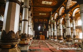 यसरी हुँदैछ सिंहदरबारभित्र ग्यालरी बैठक भवनको प्रवलीकरण (तस्वीरहरू)