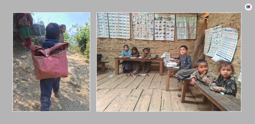 दुर्गमका दु:ख : बोराका झोलामा किताब-कापी