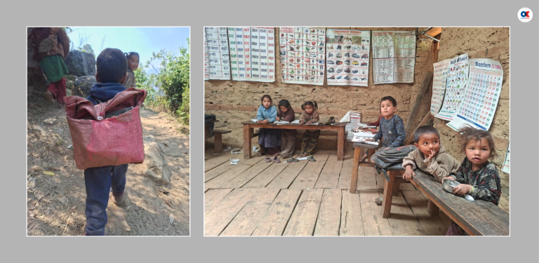 दुर्गमका दु:ख : बोराका झोलामा किताब-कापी