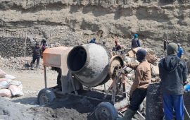 कोरलानाका जोड्ने कागबेनी–छुसाङ सडक स्तरोन्नति गरिँदै