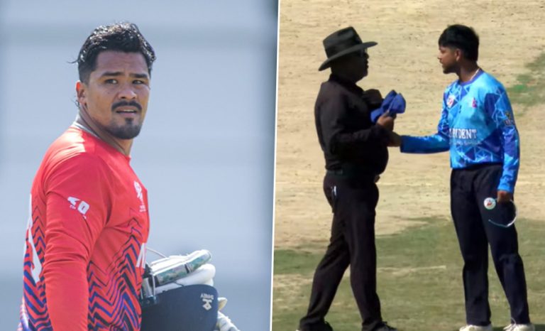 करणलाई प्रतिबन्ध लाग्दा अम्पायरको प्रतिवाद गरेका सन्दीपलाई के कारबाही ?