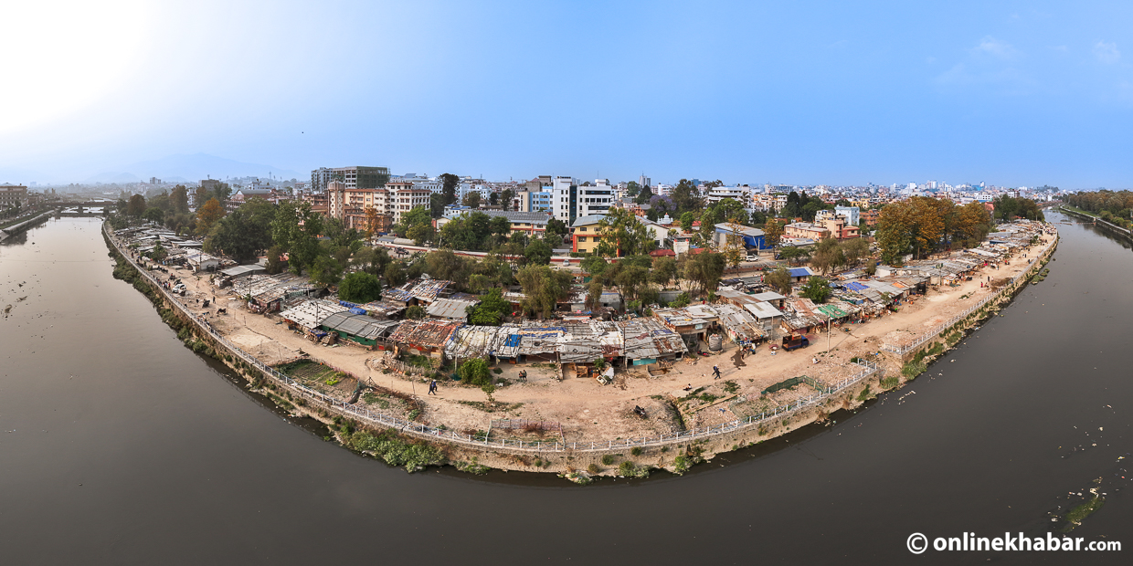 ड्रोन भ्यूमा हेर्नुहोस् काठमाडौंका तीन ठूला सुकुमवासी बस्ती