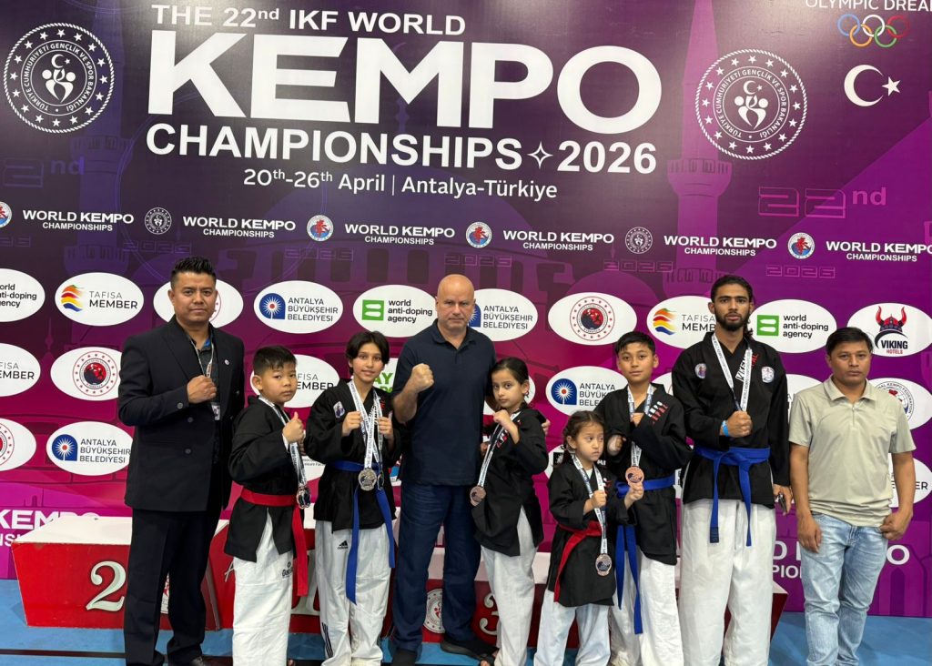 नेपाली केम्पो टोलीलाई एक स्वर्णसहित २५ पदक