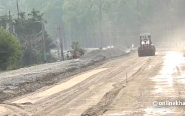 इन्धन अभावको असर : सुस्तायो काँकडभिट्टा–लौकही सडक निर्माण