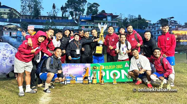 साविक विजेता एनआरटीलाई हराउँदै मछिन्द्रले जित्यो इलाम गोल्डकपको उपाधि