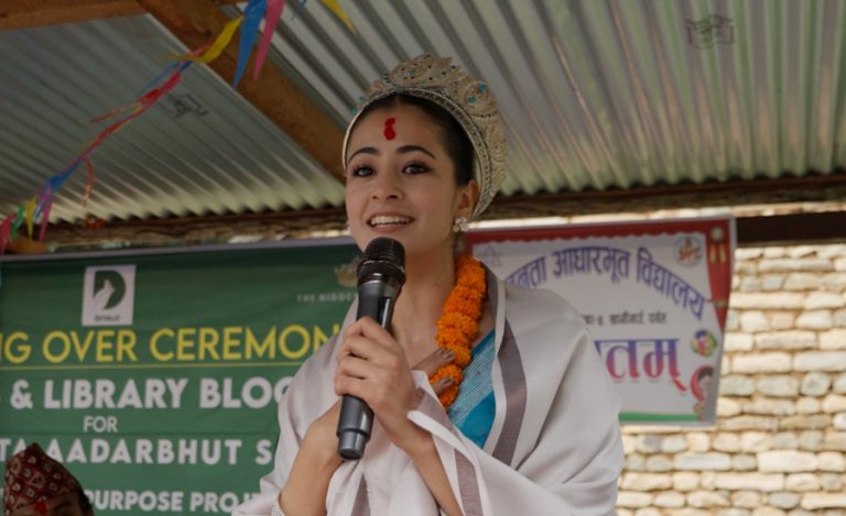 लुनाले मिस वर्ल्डको ‘ब्युटी विथ पर्पस’ परियोजना समुदायलाई हस्तान्तरण गरिन्