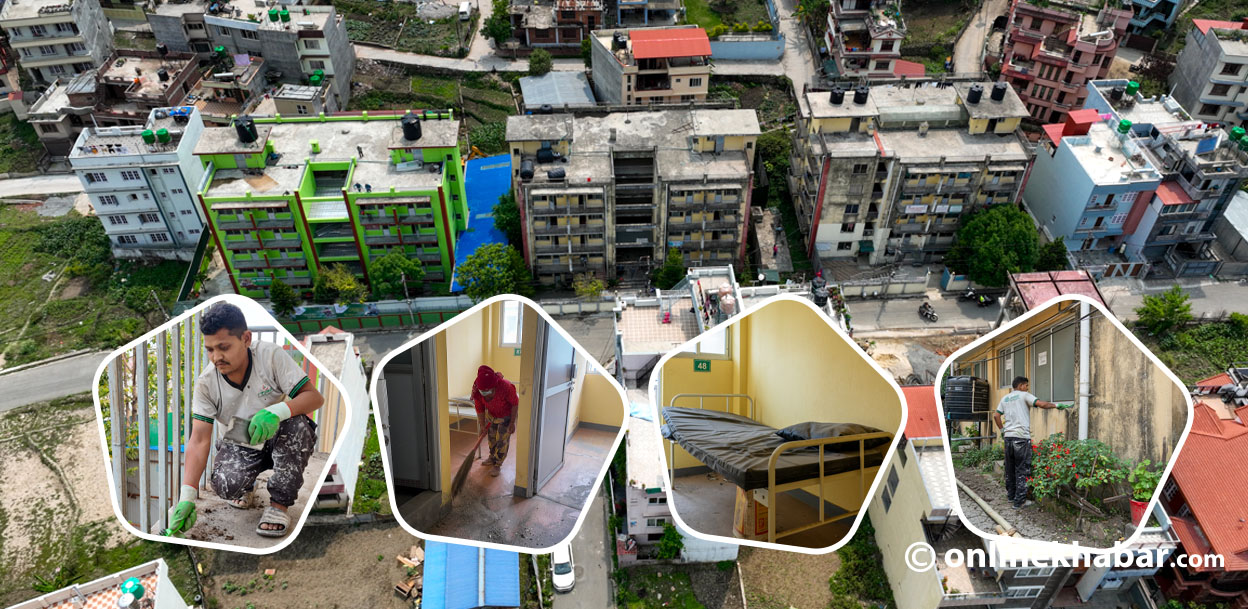 नागार्जुनमा यसरी तयार पारिँदैछ सुकुमवासीका लागि पाँच तले भवन (तस्वीरहरू)